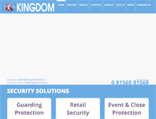 Tablet Screenshot of kingdomindia.com